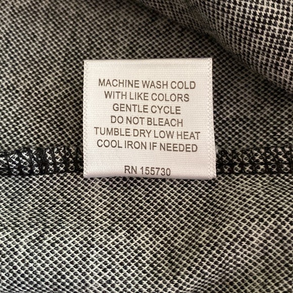 Jane and Delancey cotton / poly stretch windowpane check dress Fall - Picture 11 of 11